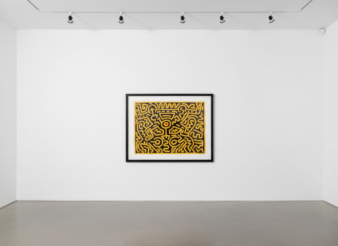 Keith Haring - Growing 4 (Littmann PP. 91), 1988, Screen print