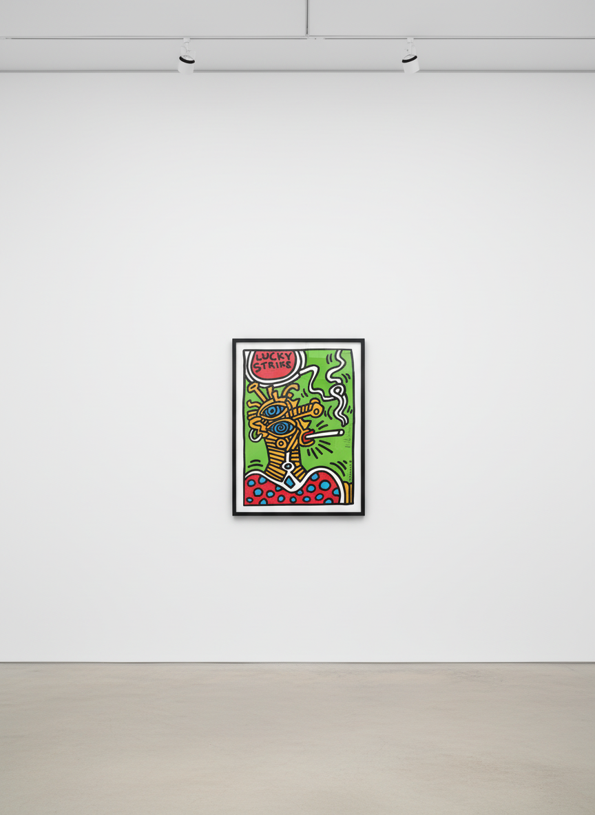 Keith Haring - Lucky Strike 1 (Littmann PP. 77), 1987, Silkscreen