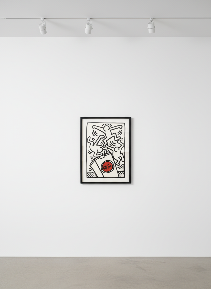 Keith Haring - Lucky Strike 4 (Littmann PP. 79), 1987, Silkscreen