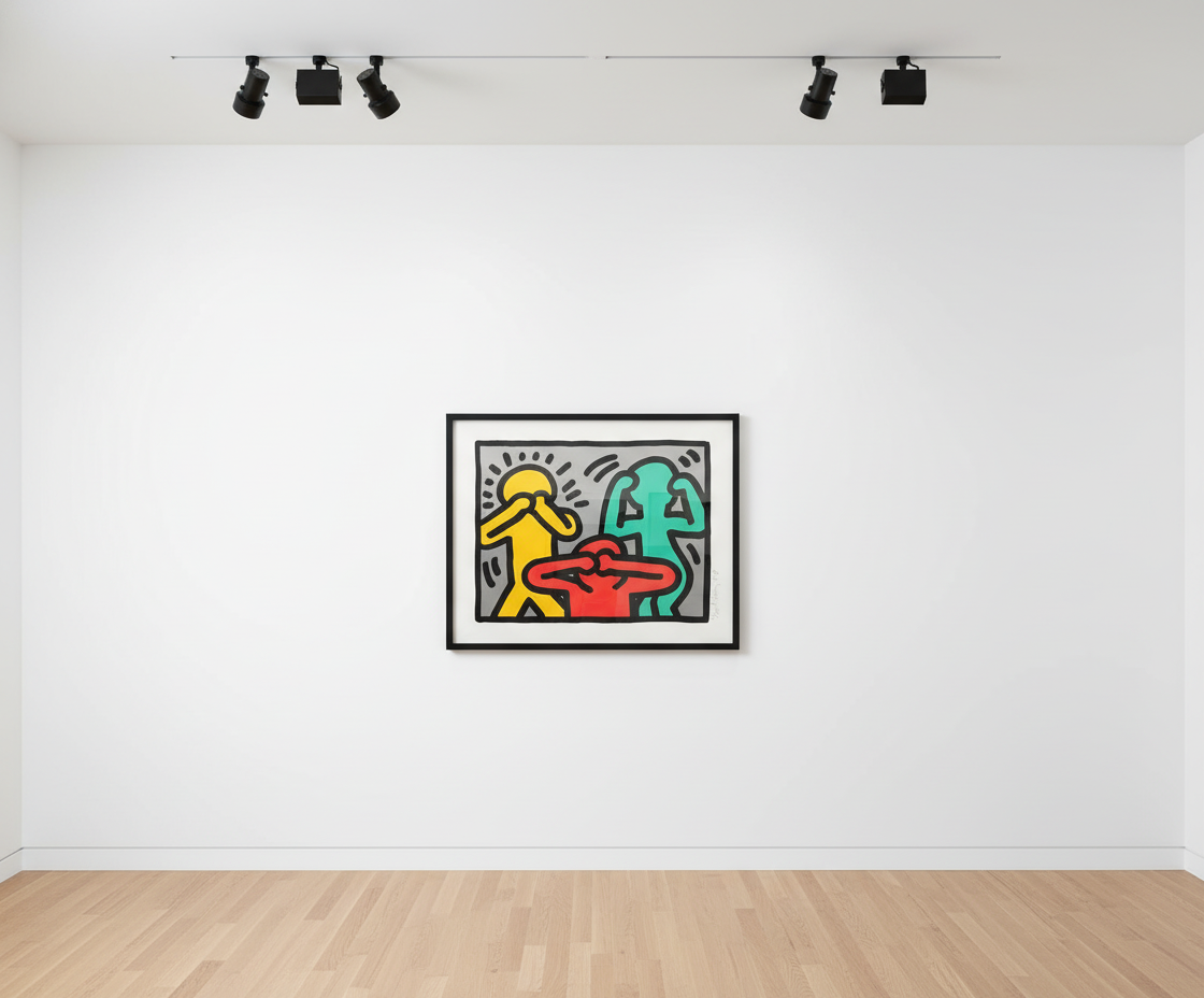 Keith Haring - Pop Shop III (C) (Littmann PP. 145), 1989, Silkscreen