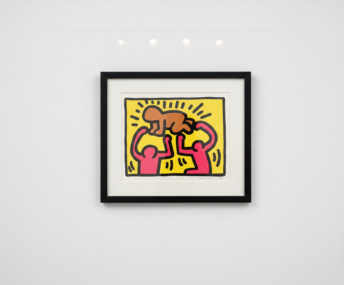 Keith Haring - Pop Shop IV (B) (Littmann PP. 146), 1989, Silkscreen