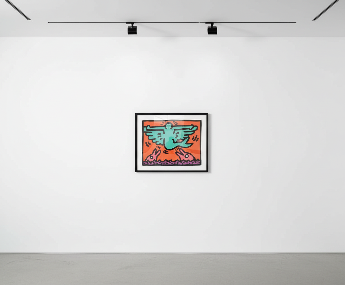 Keith Haring - Pop Shop V (B) (Littmann PP. 148), 1989, Silkscreen