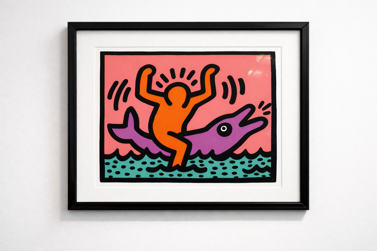 Keith Haring - Pop Shop V (C) (Littmann PP. 149), 1989, Silkscreen