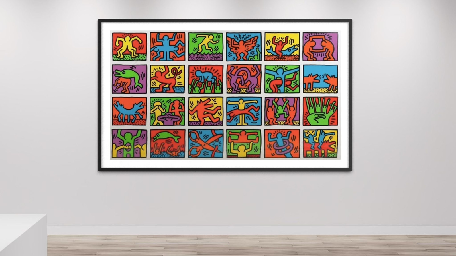 Keith Haring - Retrospect (Littmann PP. 120-121), 1989, Silkscreen