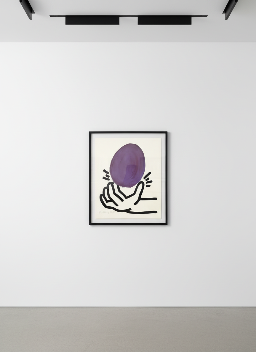 Keith Haring - The Story of Red and Blue 20 (Littmann PP. 129), 1989, Lithograph