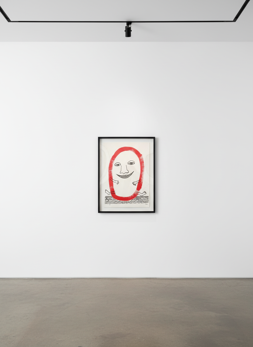 Keith Haring - The Story of Red and Blue 5 (Littmann PP. 129), 1989, Lithograph