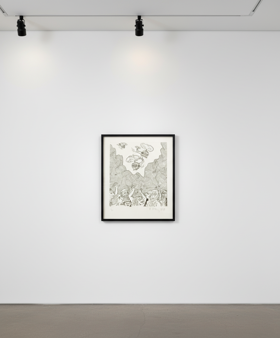 Keith Haring - The Valley 12 (Littmann PP. 140), 1989, Etching