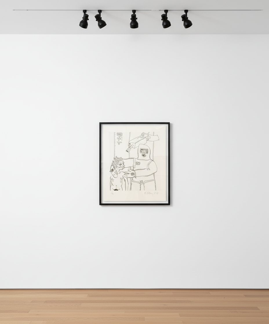 Keith Haring - The Valley 14 (Littmann PP. 141), 1989, Etching