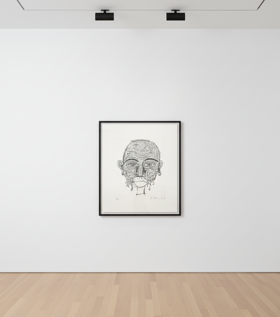 Keith Haring - The Valley 5 (Littmann PP. 138), 1989, Etching