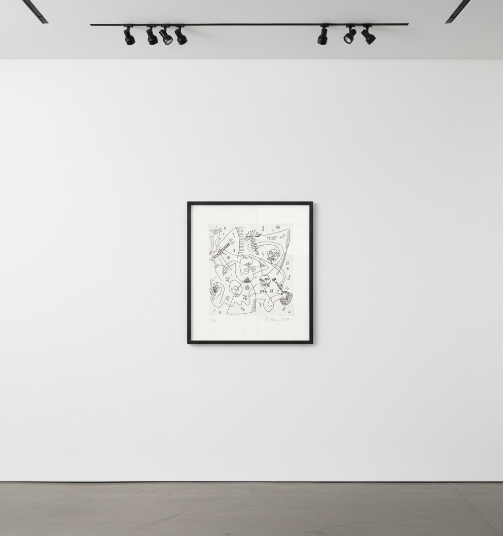 Keith Haring - The Valley 6 (Littmann PP. 138), 1989, Etching