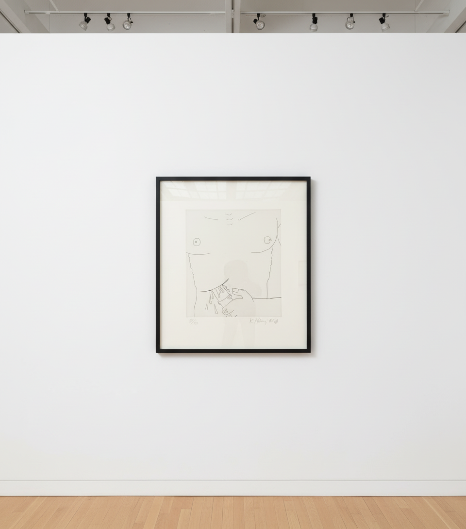 Keith Haring - The Valley 9 (Littmann PP. 139), 1989, Etching