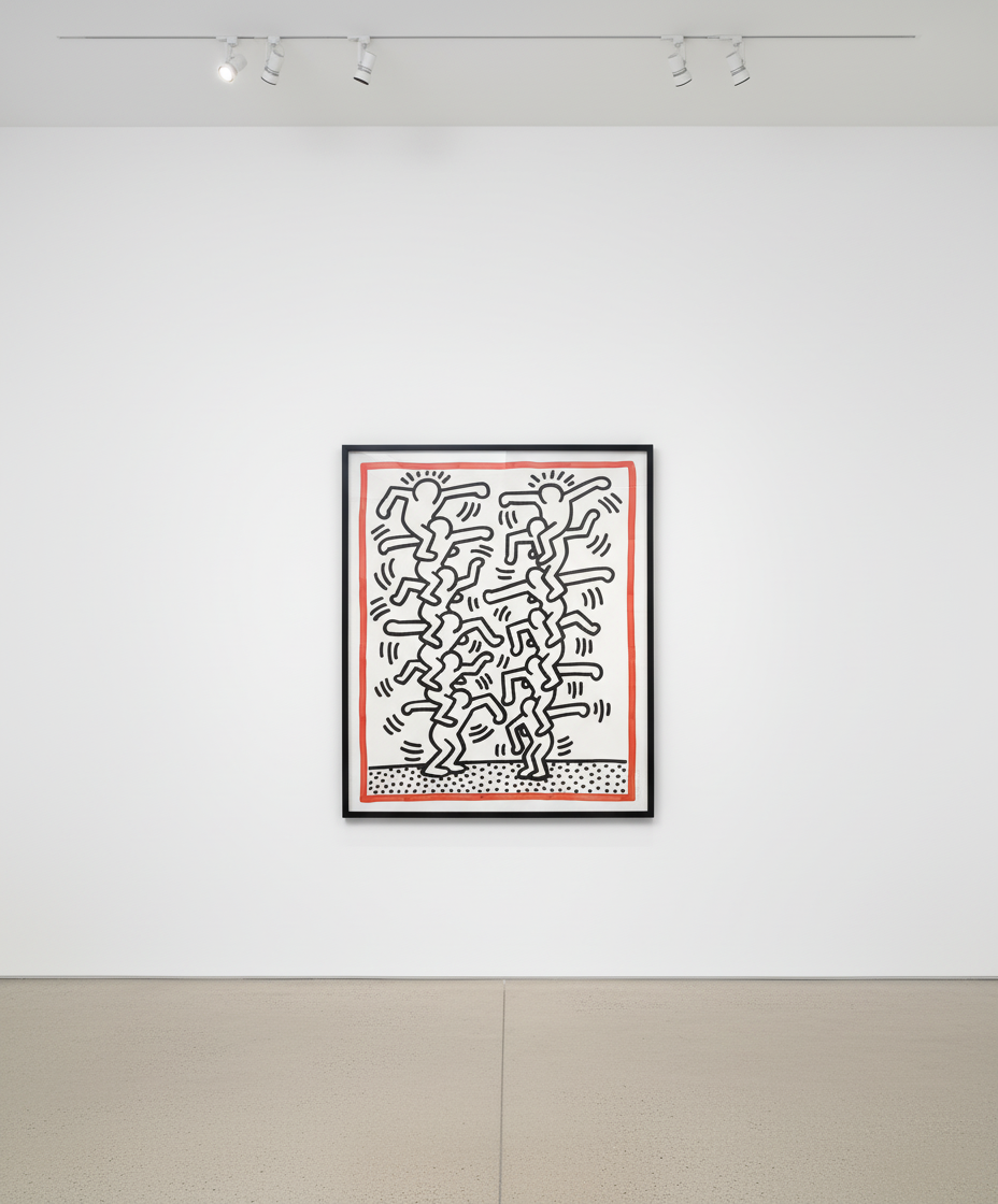 Keith Haring - Three Lithographs 3 (People Ladder) (Littmann PP. 41), 1985, Lithograph