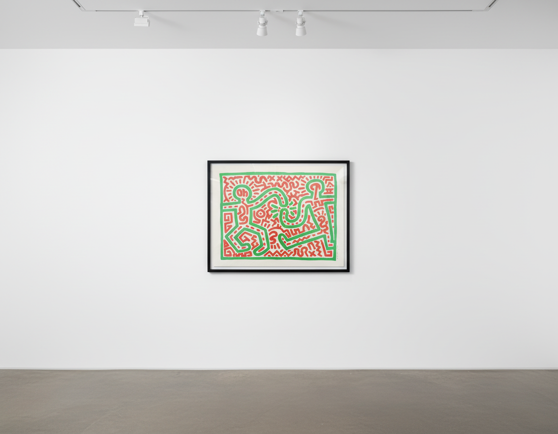 Keith Haring - Untitled (Littmann PP. 29), 1983, Woodcut