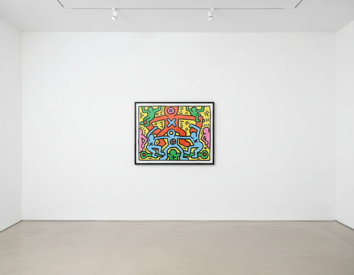 Keith Haring - Untitled (Littmann PP. 50), 1985, Silkscreen