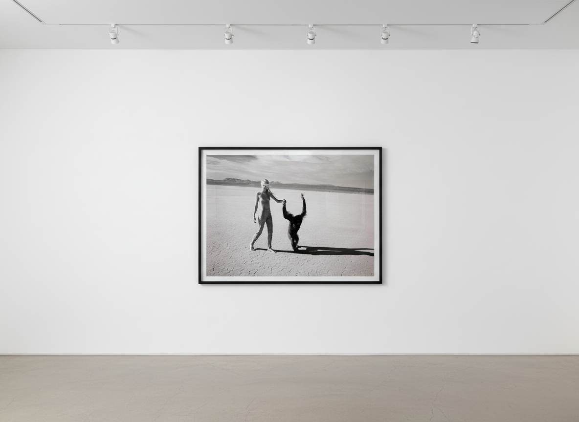 Michel Comte - Beauty and the Beast (Monkey IV), 1996, Chromogenic print