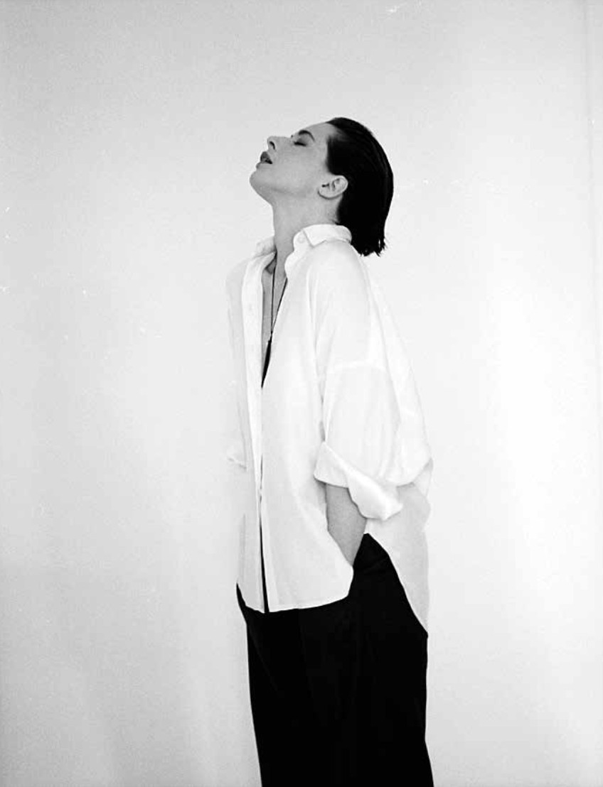 Michel Comte - Isabella Rosselini, Vogue Germany, 1990