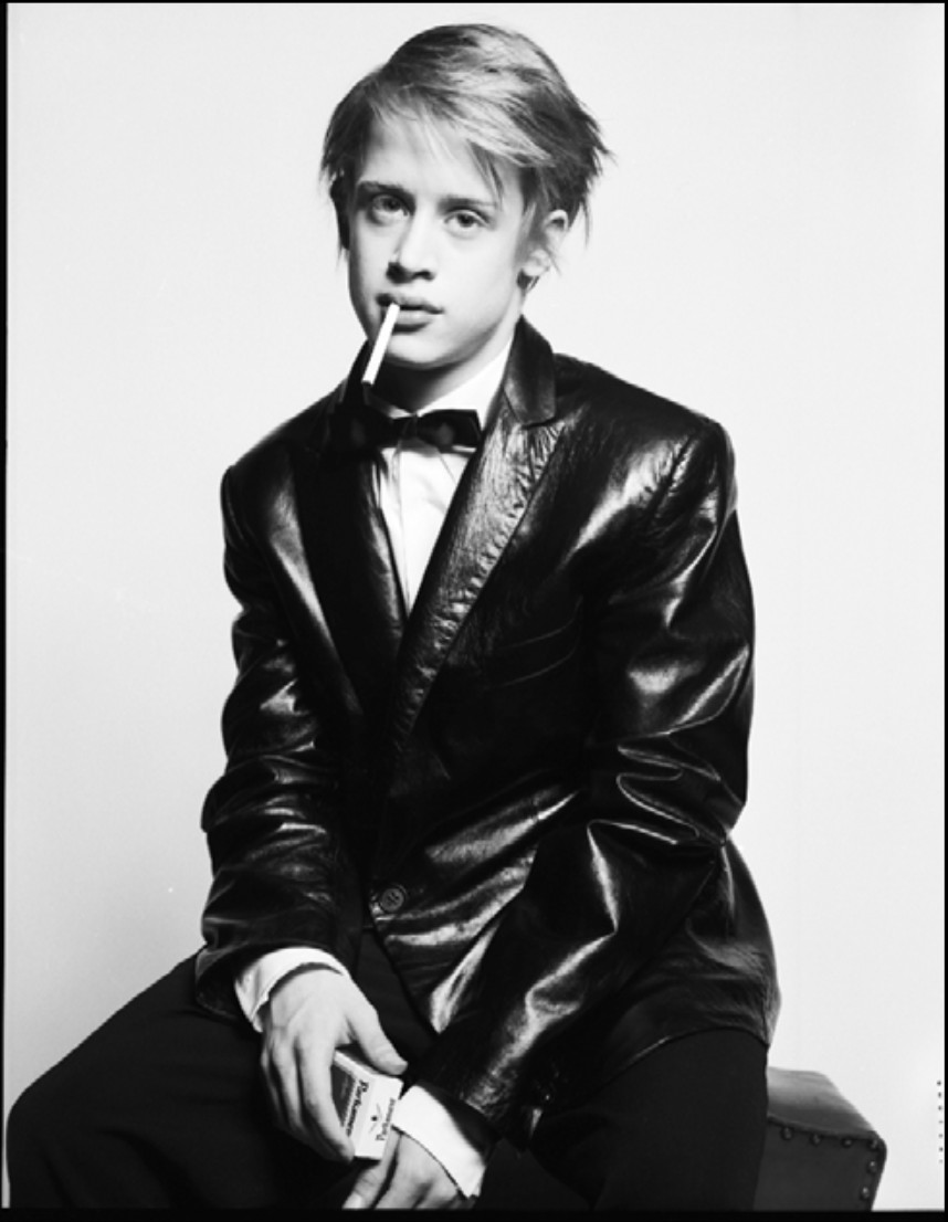 Michel Comte - Macaulay Culkin, L'Uomo Vogue, 1998