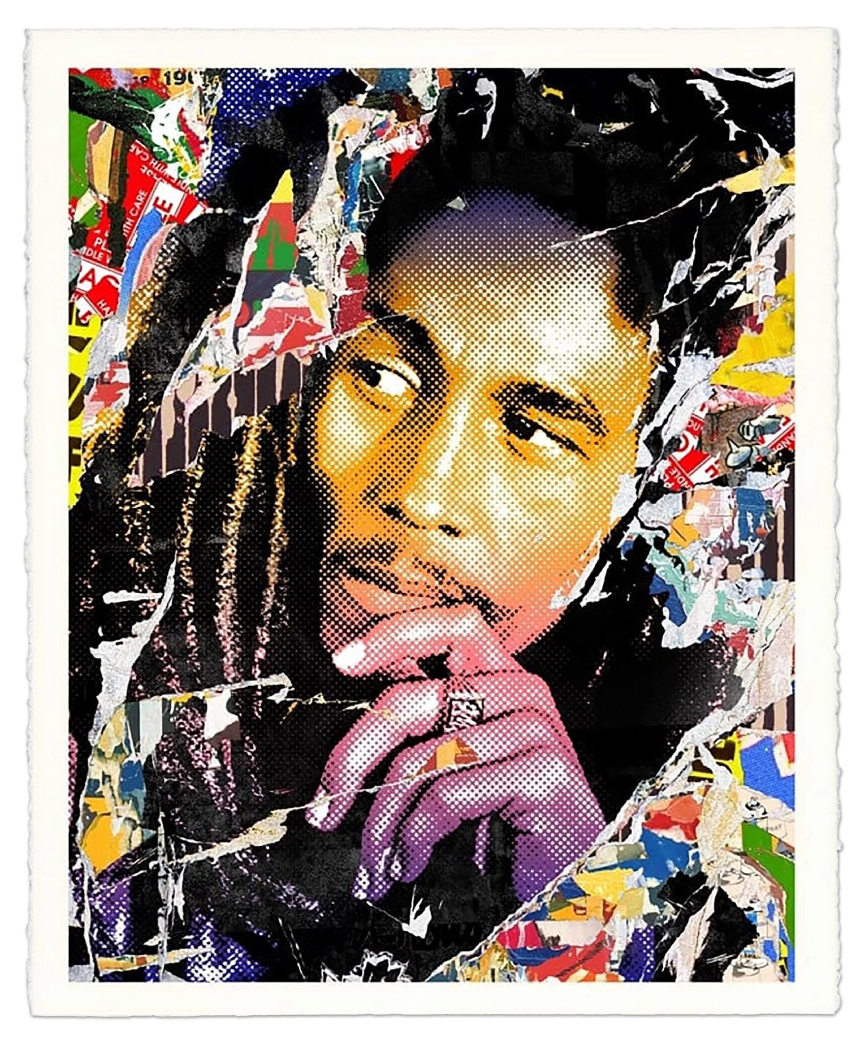 Mr. Brainwash - Could We Be Love, 2024, Screenprint on paper