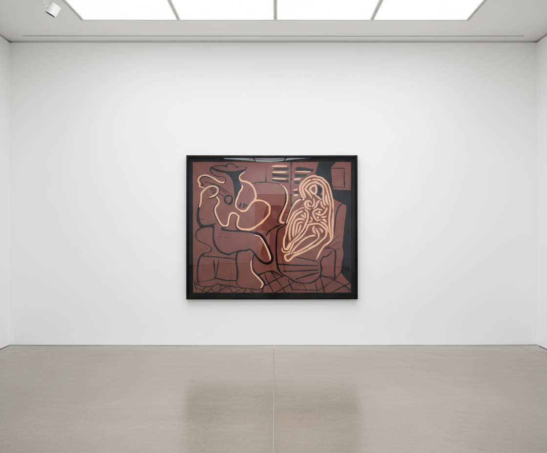 Pablo Picasso - Aubade, with a Woman in an Armchair | L'aubade, avec femme dans un fauteuil, 1959, Original Hand Signed an...