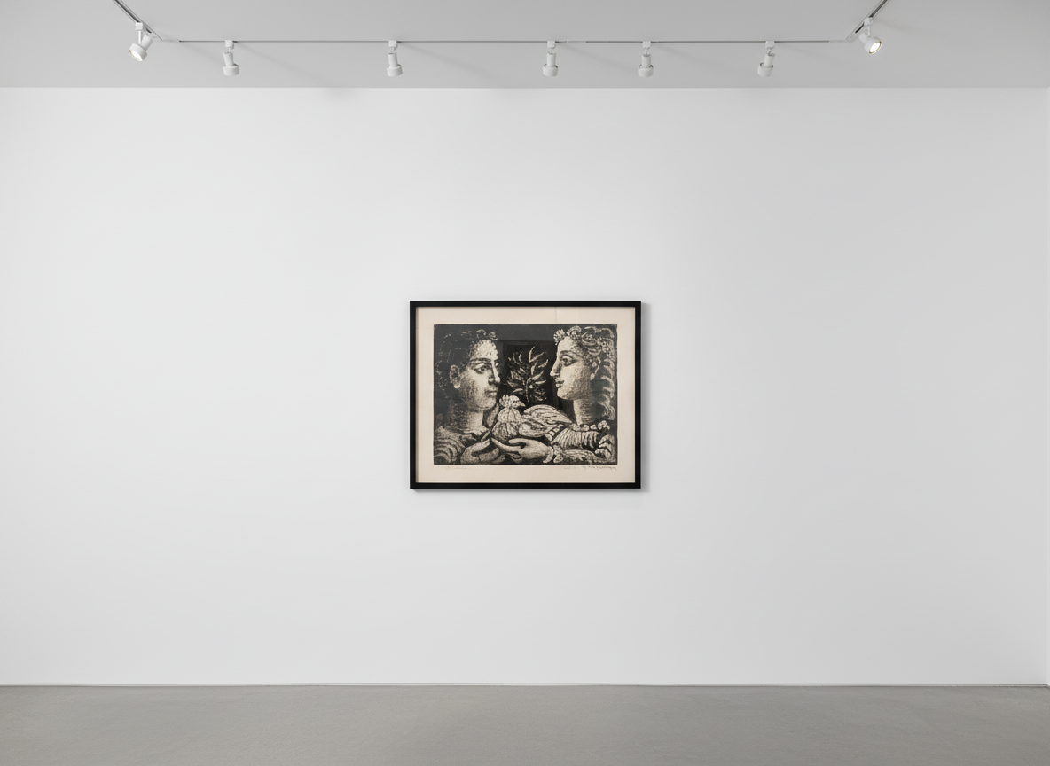 Pablo Picasso - Jeunesse, 1950, Lithograph on Arches paper, with full margins
Signed and numbered in pencil