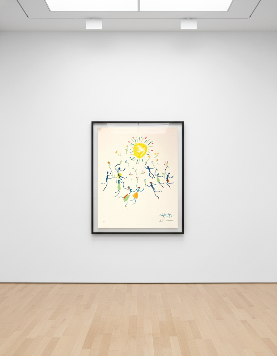 Pablo Picasso - Ronde de la Jeunesse, 1961, Original Color Lithograph
Signed and numbered