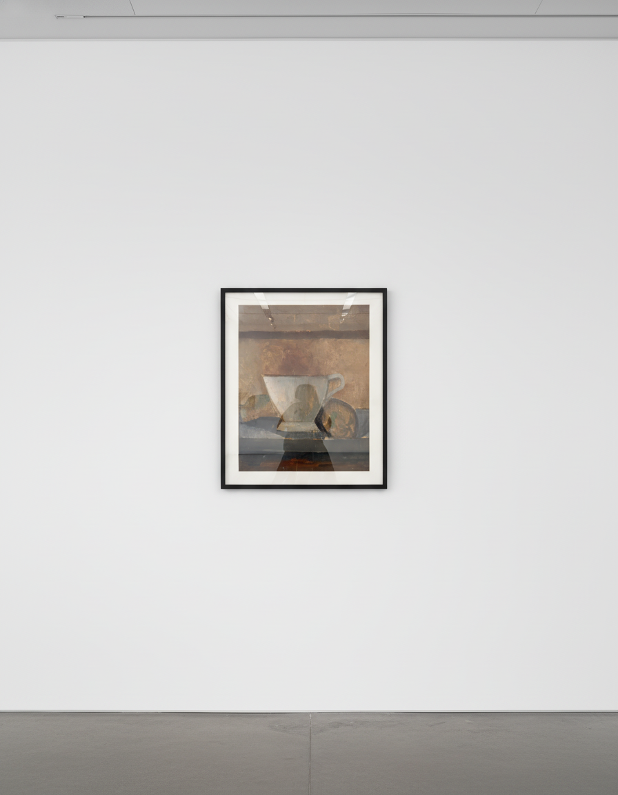 Pablo Picasso - Tasse et bananes, 1908, Oil on panel
Signed on the reverse, Picasso