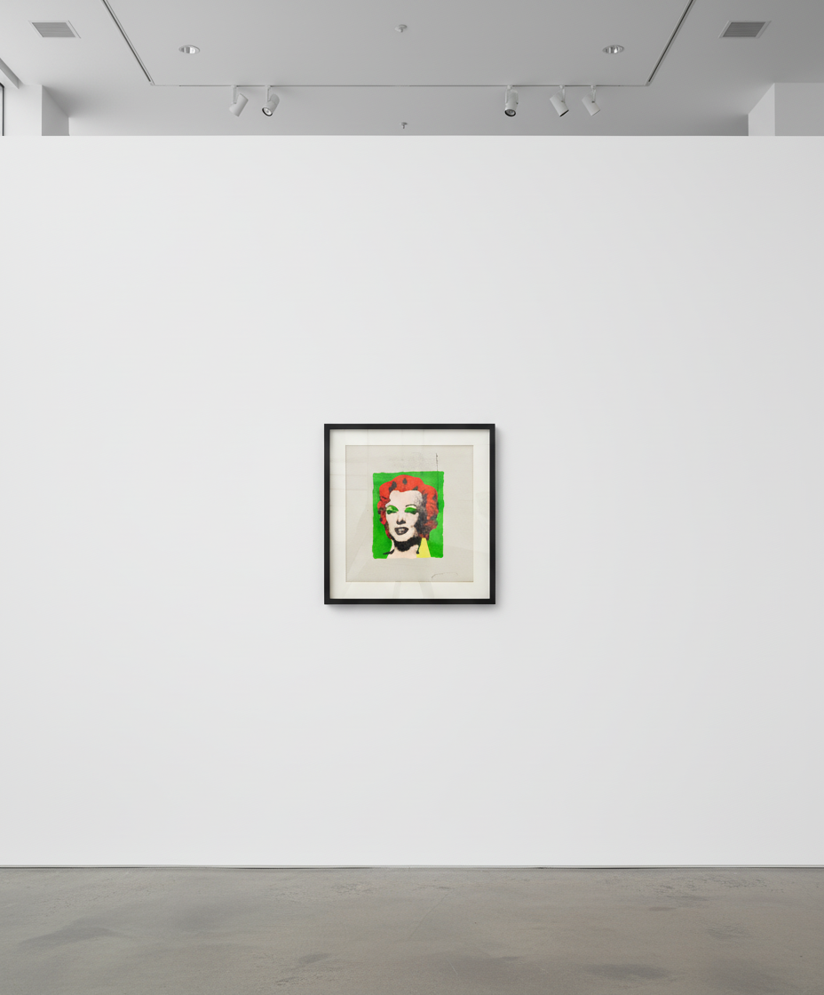 Richard Pettibone - Andy Warhol Marilyn 1962 Green, 1978, Synthetic polymer paint and silkscreen inks on canvas