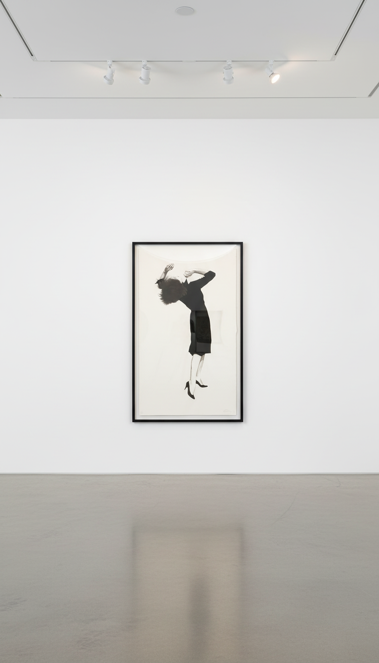 Robert Longo - Ellen, From Men in Cities, 1999, Lithograph on Arches paper