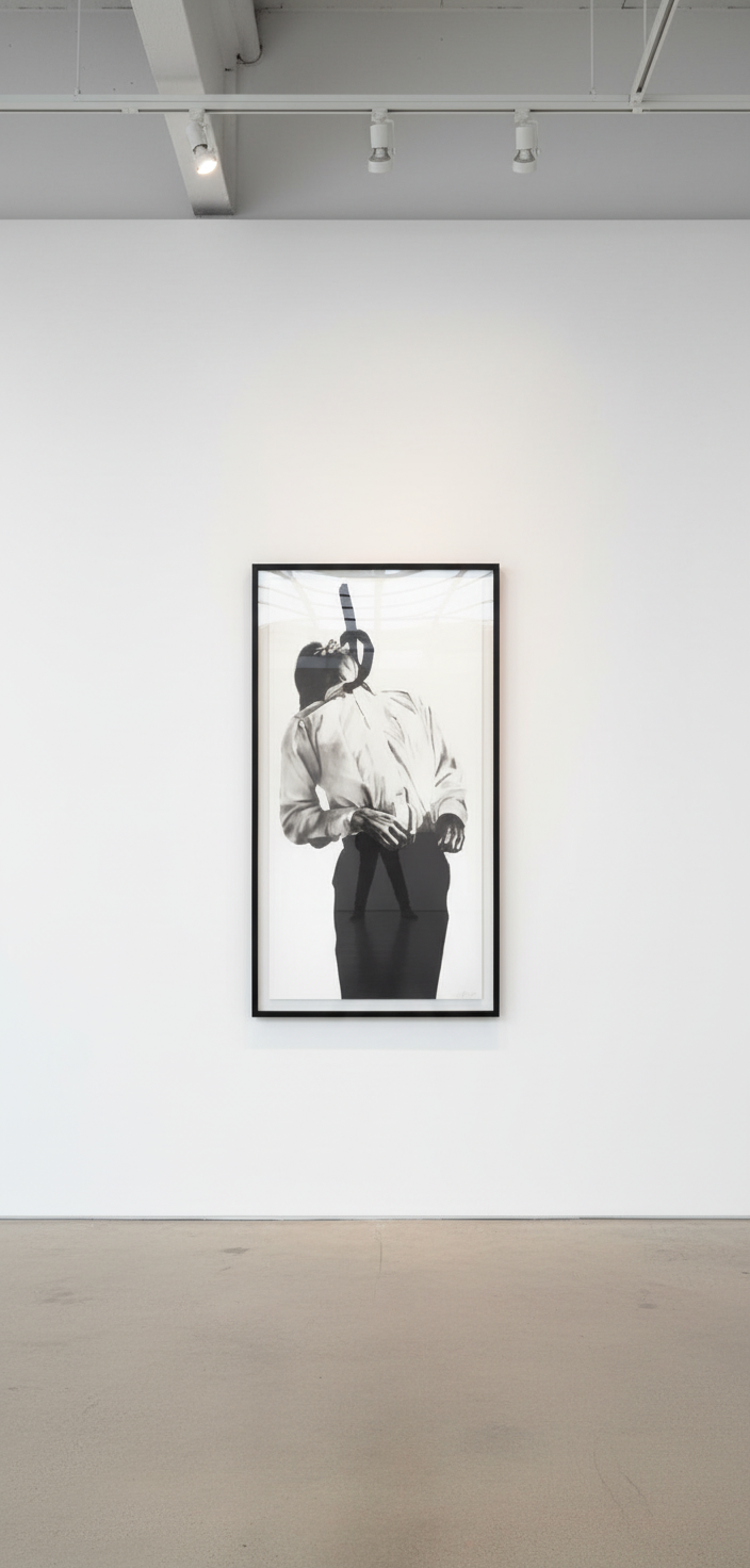 Robert Longo - Eric from Men in the Cities, 1985, Lithograph