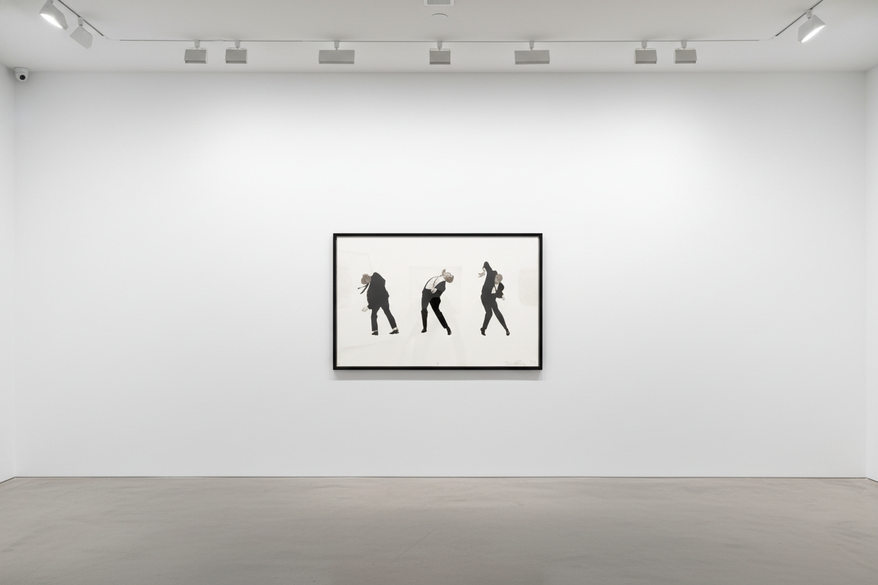 Robert Longo - Men In The Cities I, 1990, Screen print