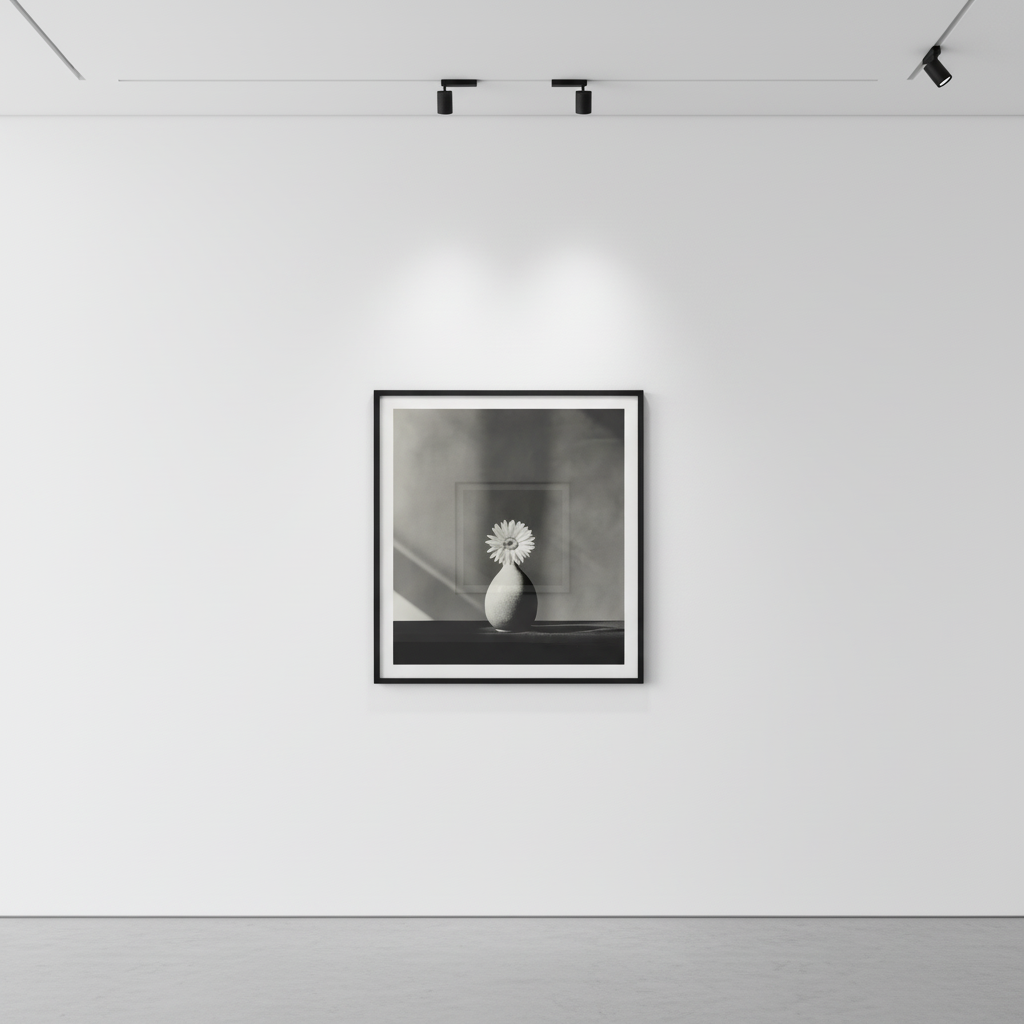 Robert Mapplethorpe - African Daisy, 1982, Silver Gelatin print