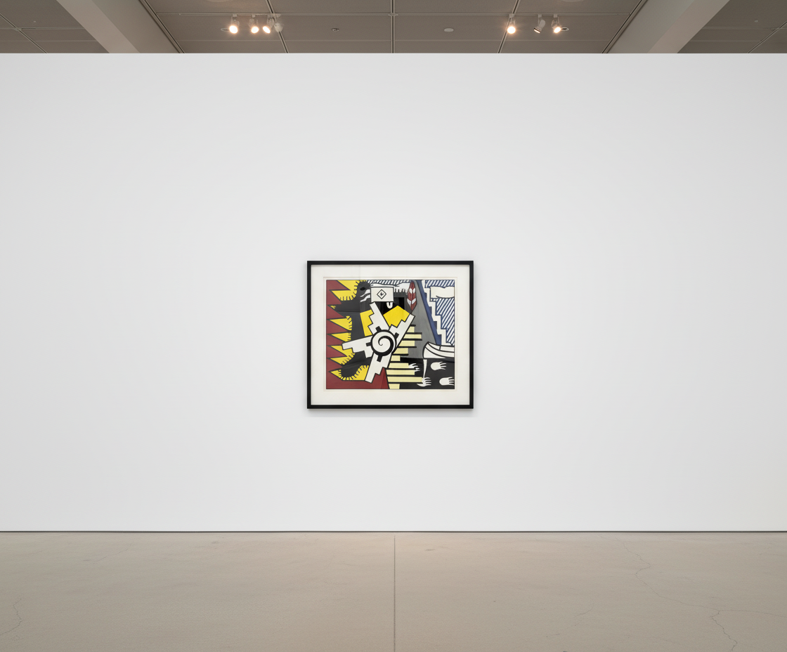 Roy Lichtenstein - American Indian Theme II (C. 161), 1980, Woodcut