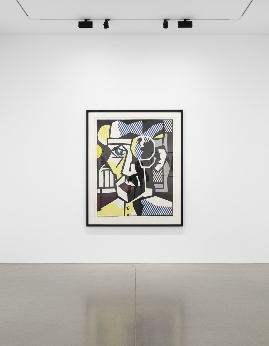 Roy Lichtenstein - Dr. Waldmann (C.173), from Expressionist Woodcut Series, 1980, Woodcut