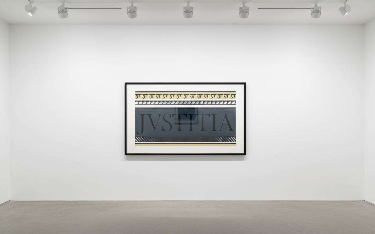 Roy Lichtenstein - Entablature X (C. 147), 1976, Screen print, lithograph and collage with embossing