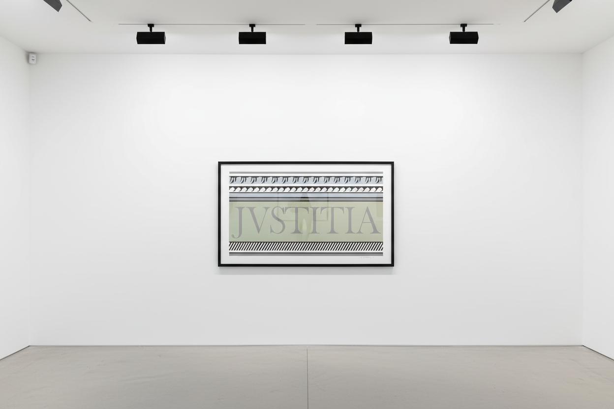 Roy Lichtenstein - Entablature XA (C. 148), 1976, Screen print , lithograph and collage with embossing