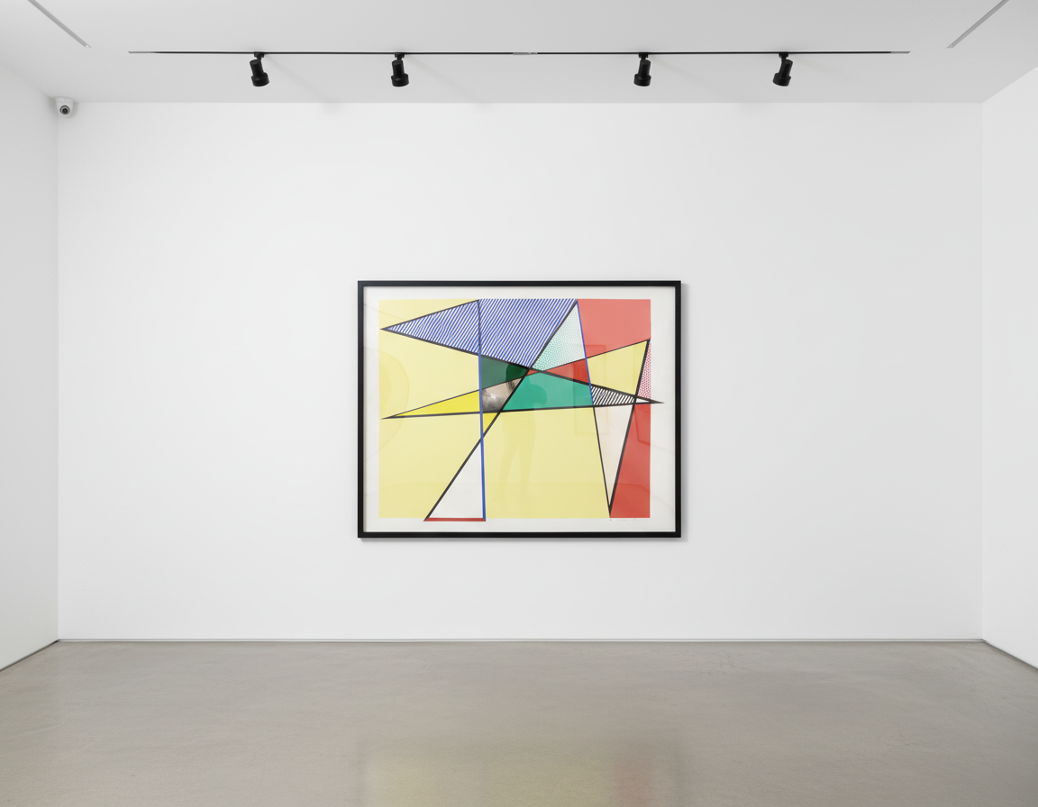 Roy Lichtenstein - Imperfect (C. 222), 1988, Woodcut and screen print with collage On Archivart 3-ply Supra 100 paper