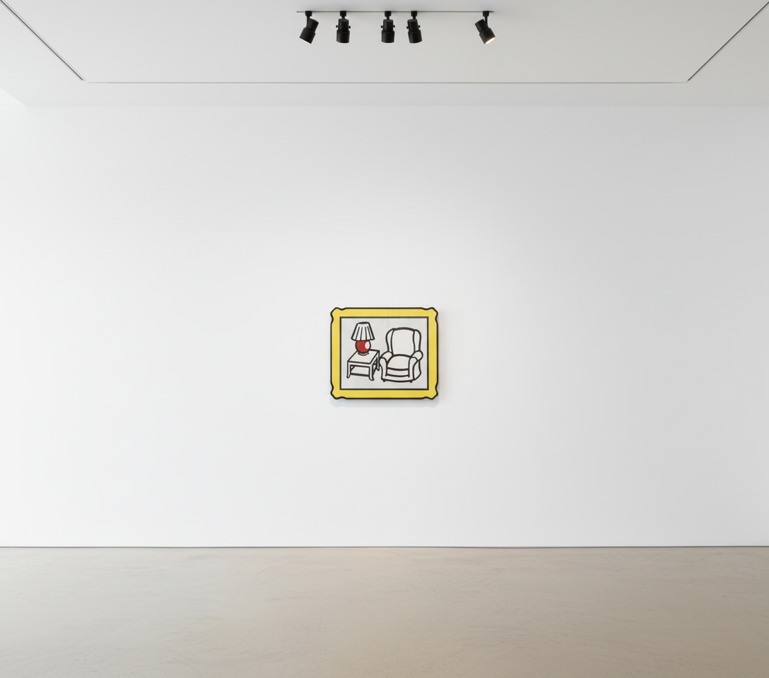 Roy Lichtenstein - Red Lamp (C. 279), 1992, Lithograph