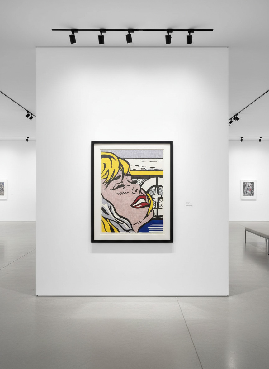 Roy Lichtenstein - Shipboard Girl (C. II 6), 1965, Offset lithograph on lightweight, white wove paper
