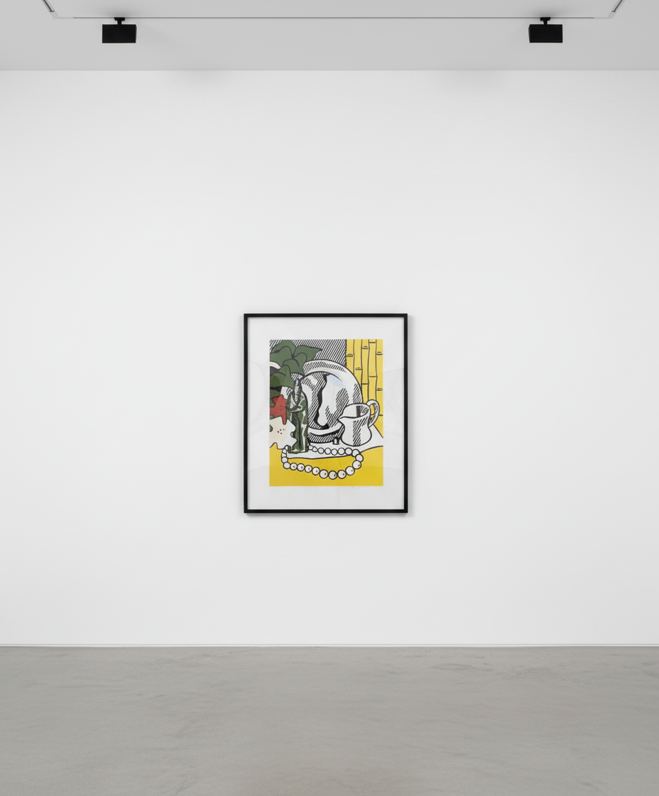 Roy Lichtenstein - Still Life With Figurine (C. 128), 1974, Screen print