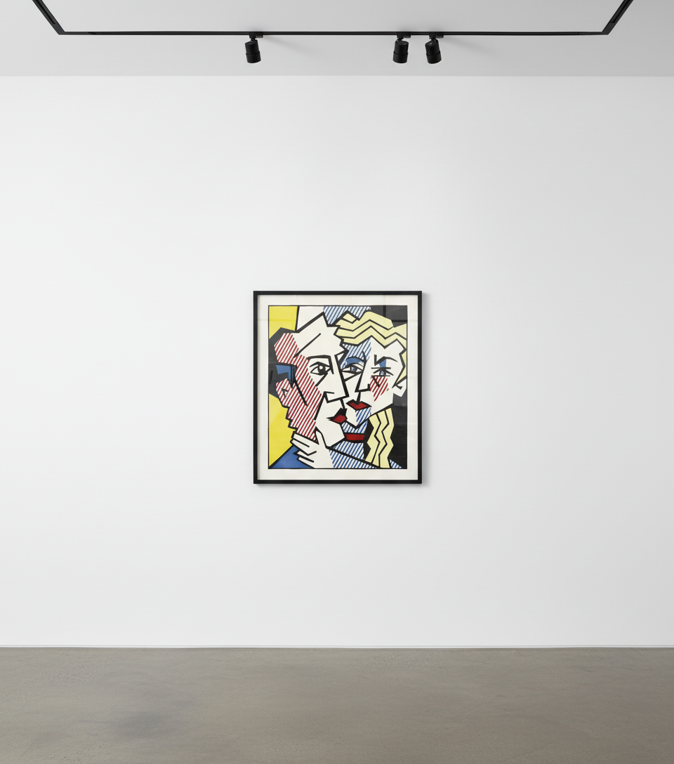 Roy Lichtenstein - The Couple (C. 175), from the Expressionist Woodcut Series, 1980, Woodcut