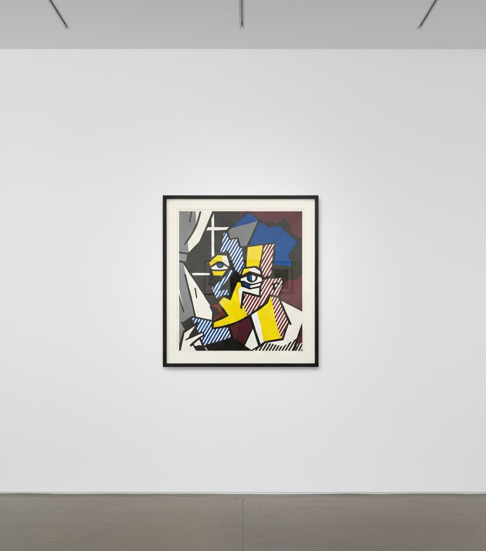 Roy Lichtenstein - The Student (C. 176), from Expressionist Woodcut Series, 1980, Woodcut