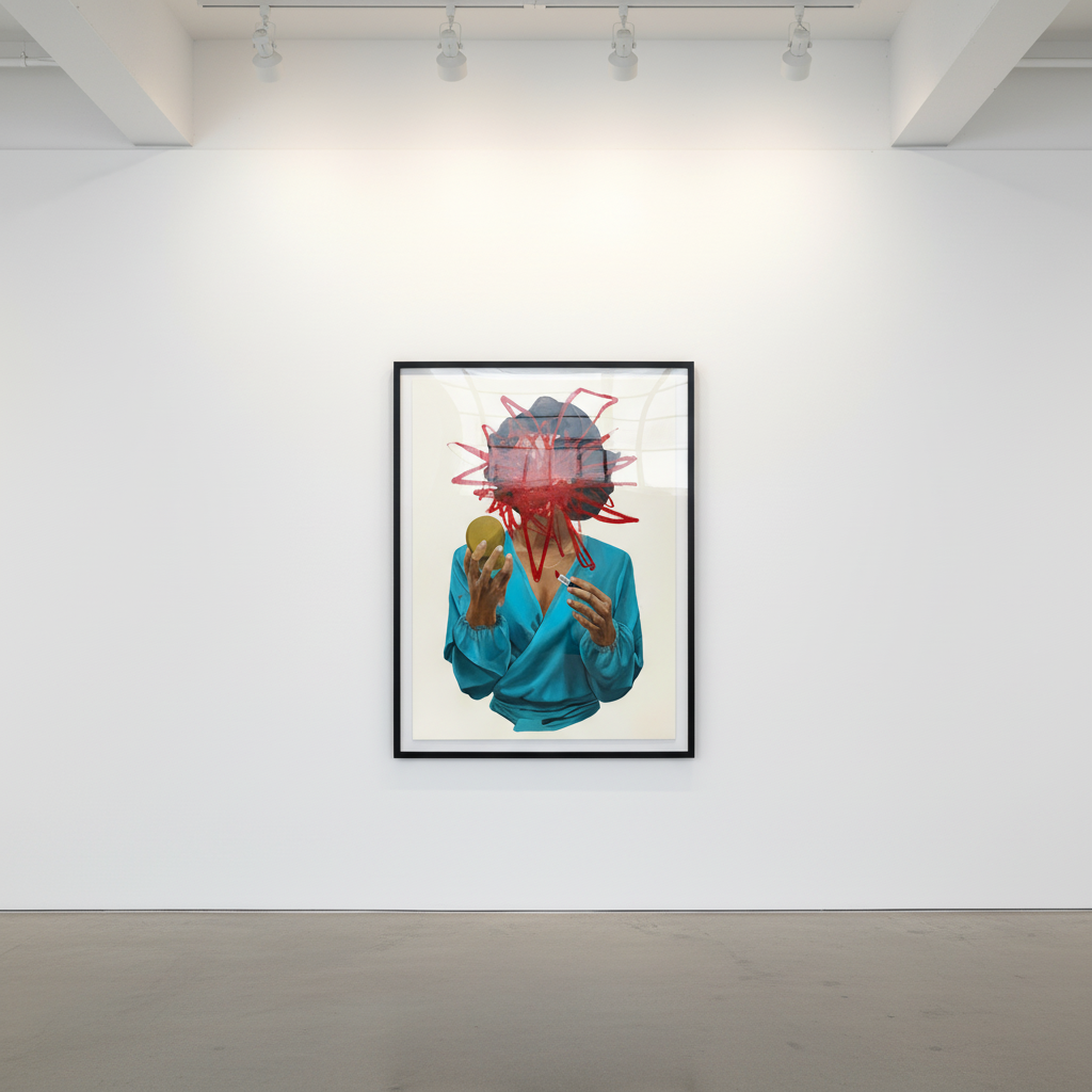 Sage Barnes - Makeover, 2021, Acrylic on canvas