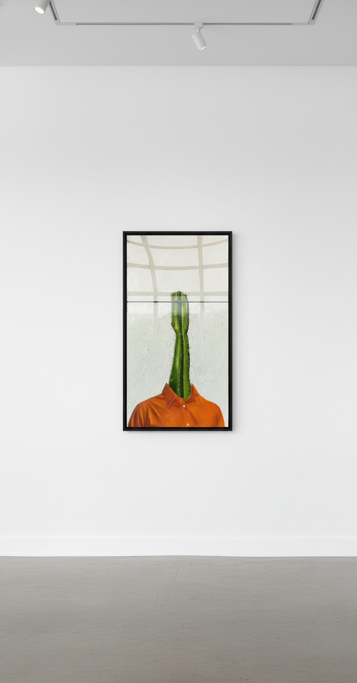 Sage Barnes - Room to Grow, 2021, Acrylic and stucco on canvas