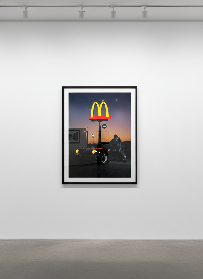 Sebastian Magnani - Daily Bat - McBat, 2022, Inkjet Canson Rag Photographique 310g