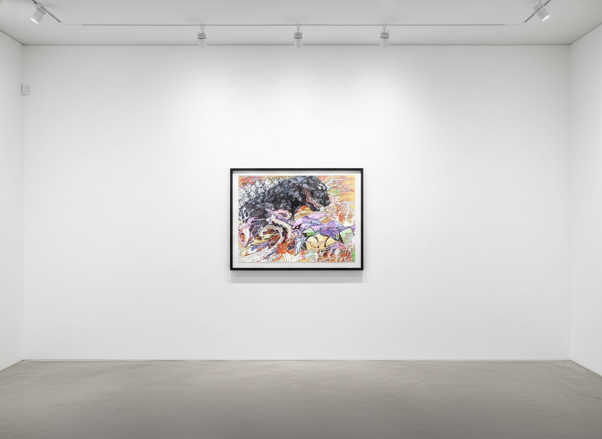 Takashi Murakami - An Homage To Director Hideaki: Godzilla Resurgence And Evangelion, 2019, Screenprint