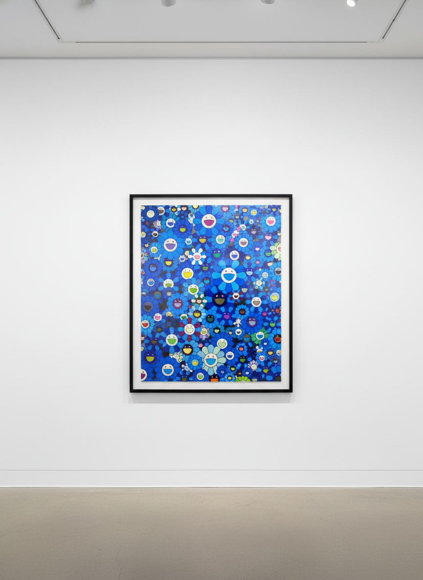 Takashi Murakami - An Homage To IKB A, 2011, Lithograph