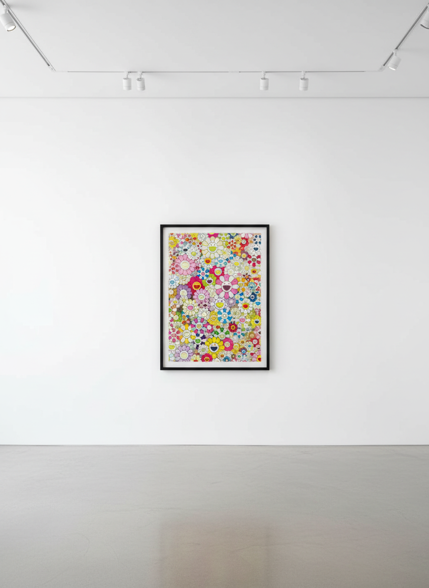 Takashi Murakami - An Homage To Yves Klein, Multicolour A, 2012, Lithograph