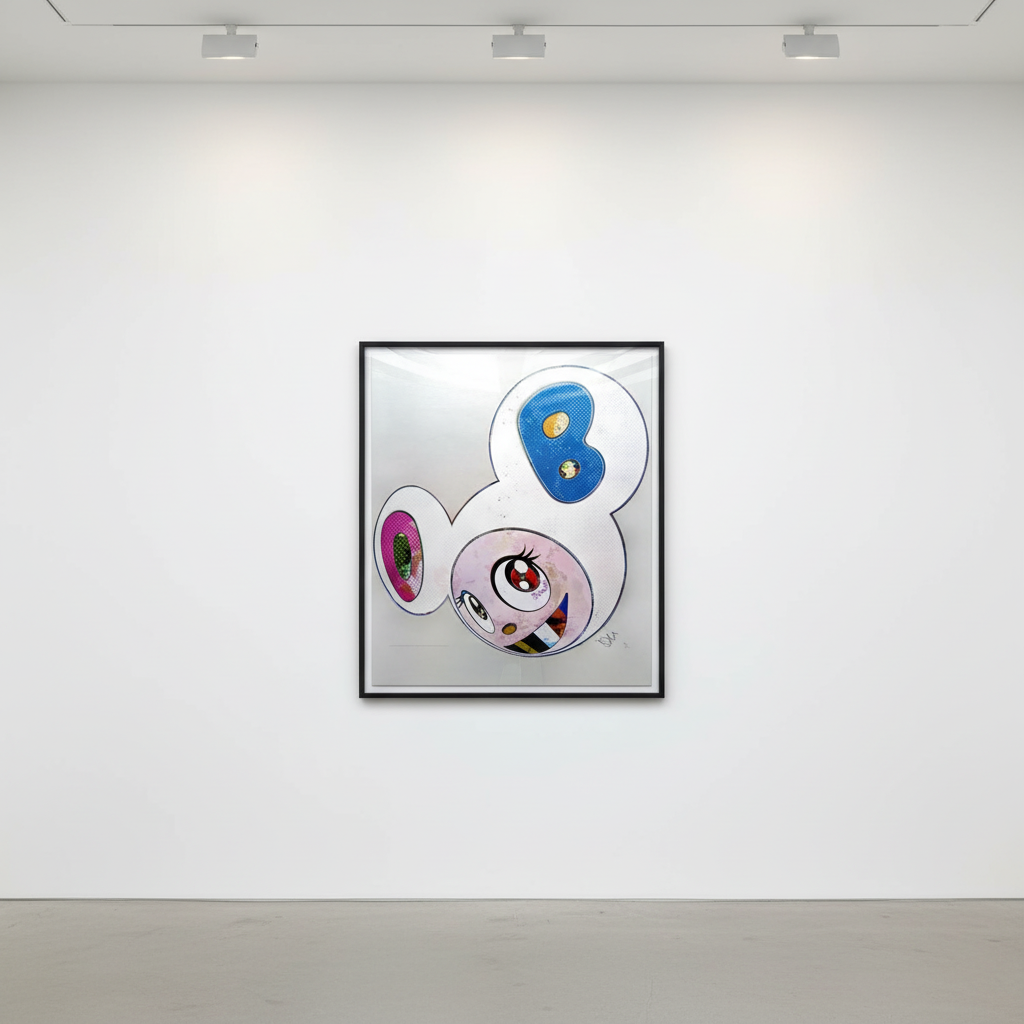 Takashi Murakami - And Then 3000 (White), Screen print