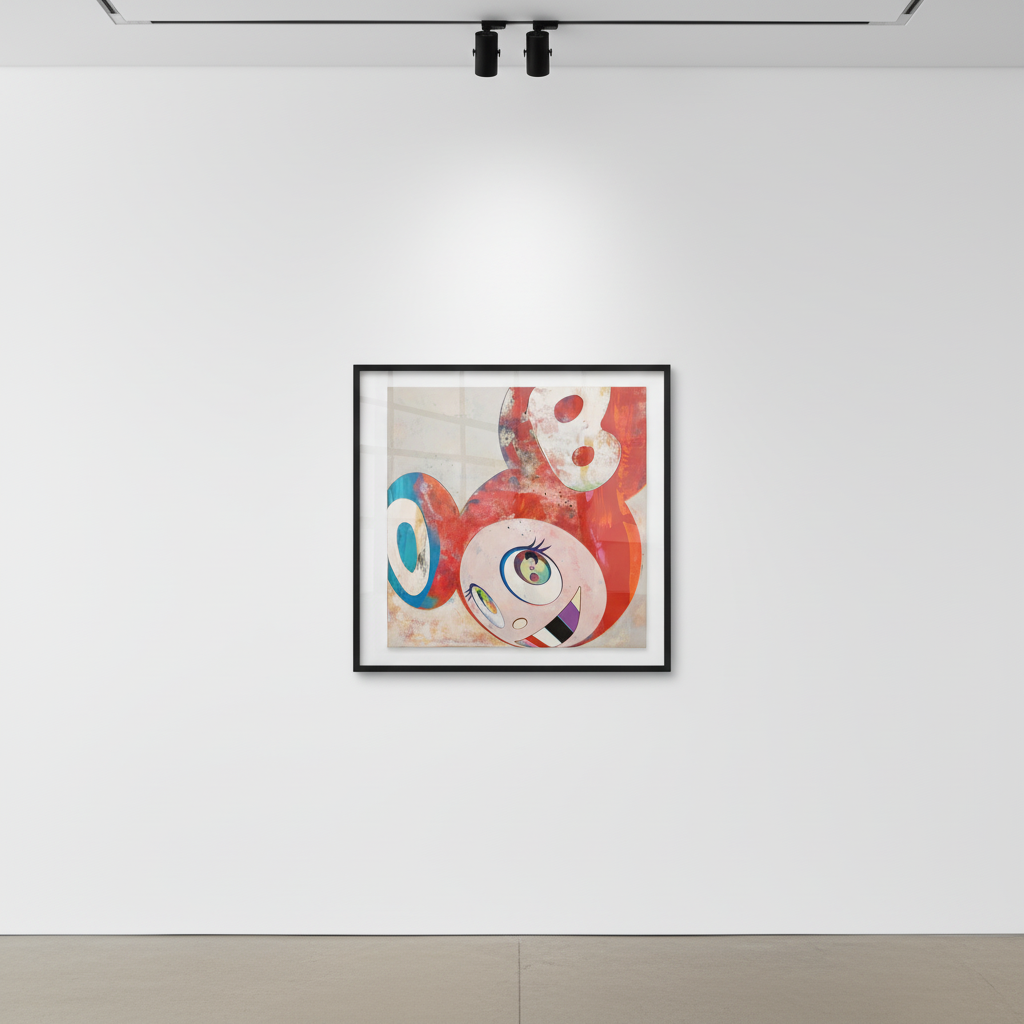 Takashi Murakami - And Then Abstracktes Bild (red), 2006, Lithograph