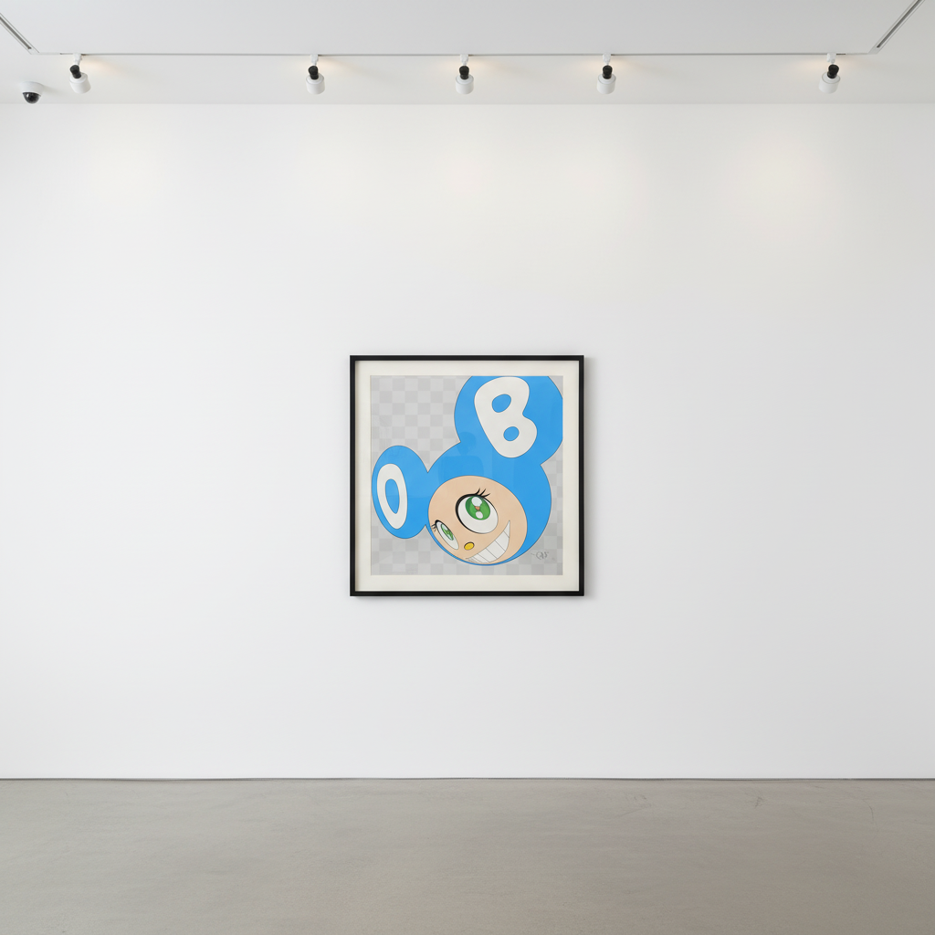 Takashi Murakami - And Then Aqua Blue, 1999, Offset Lithograph